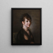 Retrato de una dama - Jean-Pierre Saint-Ours — cuadro enmarcado en la pared