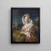 Retrato de una dama en Pomona - Jean Ranc — cuadro enmarcado en la pared