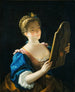 A woman in front of her mirror - Jean Raoux — artwork view