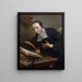 Laboratorio Tournus 1672-1733 a orar - Jean Restout el Joven — cuadro enmarcado en la pared