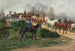 Soldiers leading horses on a bridge - Jean Richard Goubie — artwork view