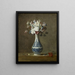 a flower vase - Jean Siméon Chardin — framed artwork on a wall
