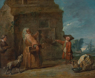 Jean Simon Chardin - A genre scene possibly La bote du prestidigitateur The Conjurers Box.webp