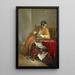 El mono anticuario - Jean Siméon Chardin — cuadro enmarcado en la pared