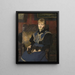 The Artist's Sister - Jeanna Bauck — framed artwork on a wall