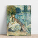 Reproducción del cuadro Jeanne Fourmanoir sur le Lac - Berthe Morisot