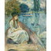 Reproducción del cuadro Jeanne Fourmanoir sur le Lac - Berthe Morisot