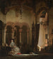 Jeanne de France en tant que religiosa en el convento de Bourges - August von Bayer — vista de la obra