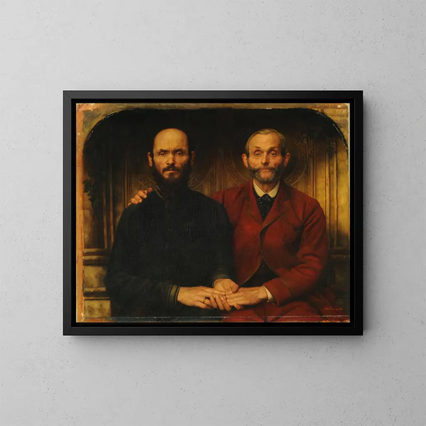 Amistad - Jef Leempoels — cuadro enmarcado en la pared