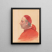 A cardinal in profile - Jehan Georges Vibert — framed artwork on a wall