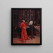 Love Duo Painting - Jehan Georges Vibert — framed artwork on a wall