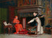 La elección de un predicador - Jehan Georges Vibert — vista de la obra
