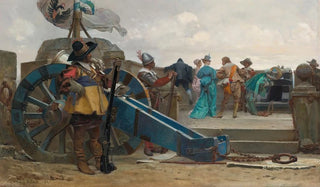 Jehan Georges Vibert - On The Ramparts.webp