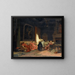 Les aventures du missionnaire - Jehan Georges Vibert — framed artwork on a wall