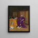 The Bishop's Wrath - Jehan Georges Vibert — framed artwork on a wall