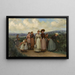 Les cueilleurs de baies - Jennie Augusta Brownscombe — framed artwork on a wall