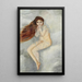 La Frileuse - Jenny Tvermoes — cuadro enmarcado en la pared