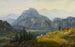 Vista de Giesbach en el lago de Brienz con Interlaken y las montañas del Jura - Jens Peter Müller — vista de la obra