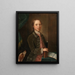 Retrato de un niño - Jeremiah Barrett — cuadro enmarcado en la pared
