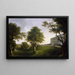 a landscape with Curragh Chase, County Limerick - Jeremiah Hodges Mulcahy — framed artwork on a wall