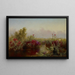 Caza al pato - Jerome Thompson — cuadro enmarcado en la pared