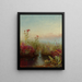 Berge en fleurs - Jerome Thompson — framed artwork on a wall