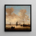 Lac tranquille - Jeronymus van Diest — cuadro enmarcado en la pared