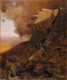 Una acantilado en los Katskills - Jervis McEntee — vista de la obra