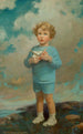 Retrato de un niño - Jessie Willcox Smith — vista de la obra