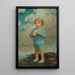 Retrato de un niño - Jessie Willcox Smith — cuadro enmarcado en la pared