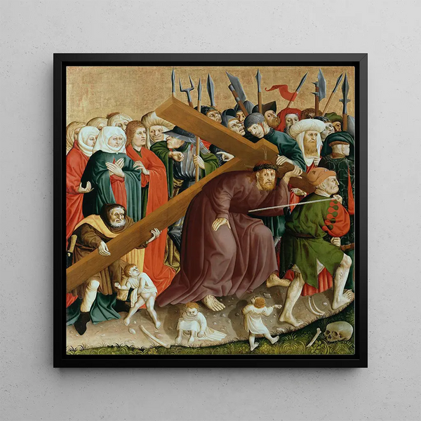 Jésus-Christ portant la croix Les ailes de l'autel de Wurzach en bas à gauche - Hans Multscher