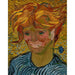 Reproducción del cuadro Joven Hombre con Girasol - Vincent van Gogh