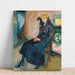 Reproduction of the painting Young Woman Sitting - Edvard Munch