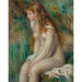 Reproduction of the painting Young Girl in the Bath - Pierre-Auguste Renoir
