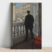 Reproducción del cuadro Joven hombre en su ventana - Gustave Caillebotte