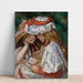 Reproduction of the painting Young Girls Reading - Pierre-Auguste Renoir