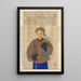 Portrait of a Man - Jiang Yun — framed artwork on a wall