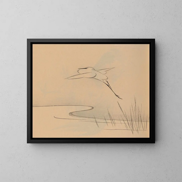 Hogajo Pl02 - Jiro Takeuchi — cuadro enmarcado en la pared