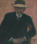 Retrato de una mua sentada - Július Andorkó — vista de la obra