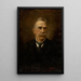 Retrato del hombre con su familia - Julius Lederer — cuadro enmarcado en la pared
