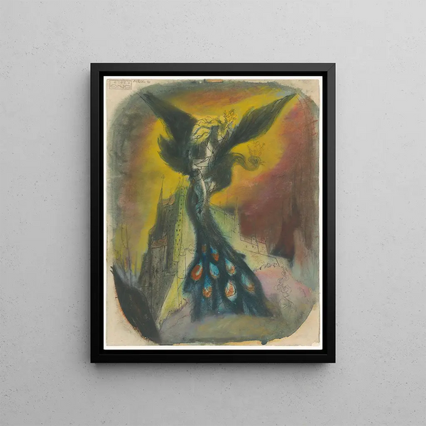 Jn Novk - Princess Abducted by a Monster with a Peacock Tail.webp