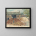 Castillo en Kisoroszi - John Thain — cuadro enmarcado en la pared