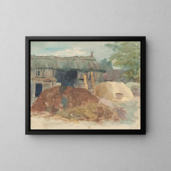 Château à Kisoroszi - John Thain — framed artwork on a wall