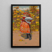 Autumn Painting - Joža Uprka — framed artwork on a wall