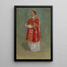 Figure de clerc - Joža Uprka — framed artwork on a wall