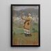 Woman of Šimanovany in folk costume - Joža Uprka — framed artwork on a wall