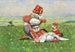 Young mother with her child on pilgrimage - Joža Uprka — artwork view