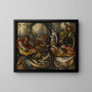 Joachim Beuckelaer - Fish Market with Ecce Homo.webp