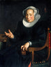 retrato de Christina Wtewael Van Halen - Joachim Wtewael — vista de la obra