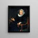 retrato de Christina Wtewael Van Halen - Joachim Wtewael — cuadro enmarcado en la pared